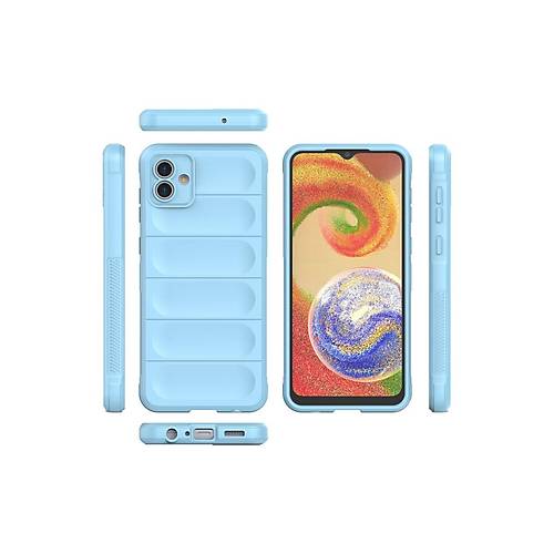 Galaxy A04 K�l�f Optimum Silikon - Sky Blue