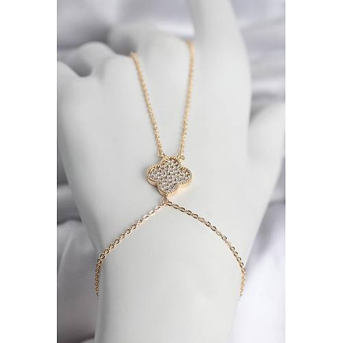 Pirin� Gold Renk Yonca Model Kad�n �ahmeran