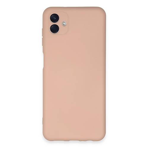 Galaxy A04E K�l�f Nano i�i Kadife Silikon - Pudra