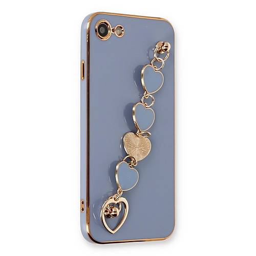 iPhone 7 K�l�f Esila Silikon - Gri