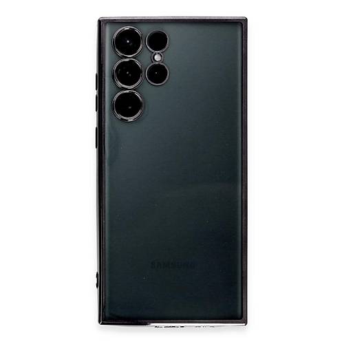 Galaxy S22 Ultra K�l�f Razer Lensli Silikon - Siyah