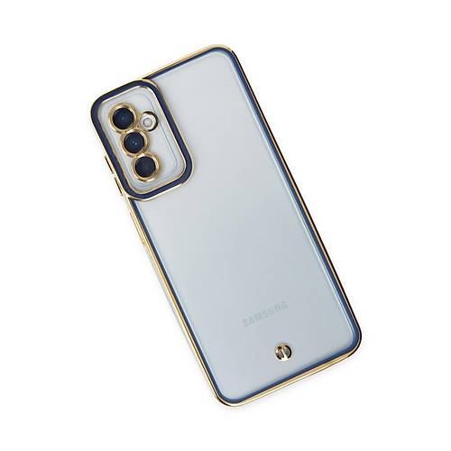 Galaxy M23 K�l�f Liva Lens Silikon - Mavi
