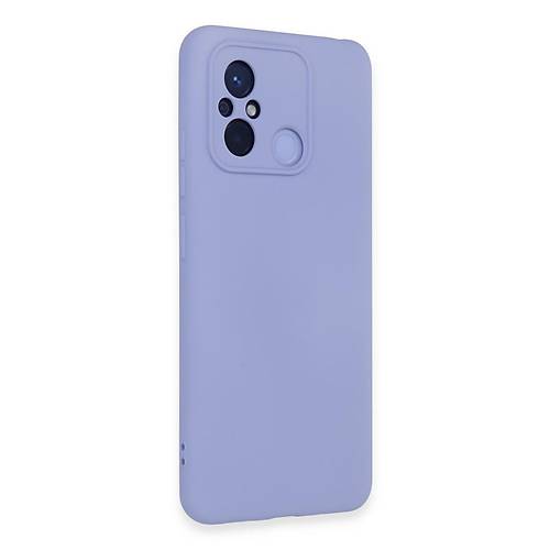 Redmi 12C K�l�f Nano i�i Kadife Silikon - Lila