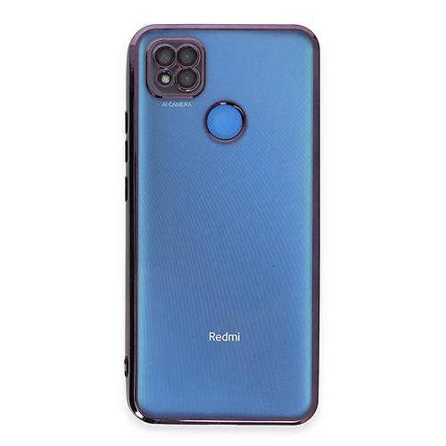 Redmi 9C K�l�f Razer Lensli Silikon - Mor