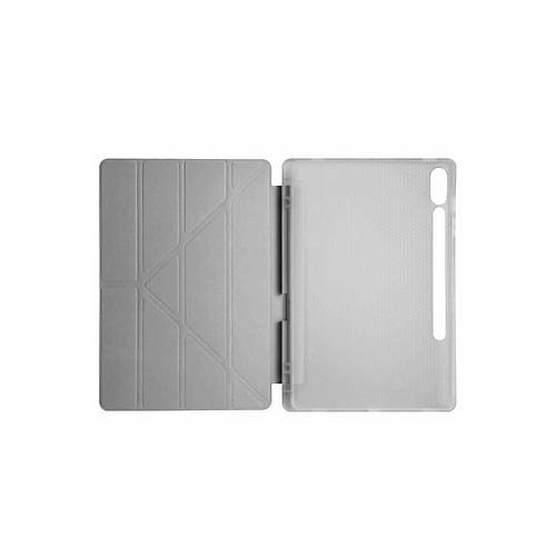 Galaxy X610 Tab S9 FE Plus 12.4 K�l�f Kalemlikli Mars Tablet K�l�f� - Koyu Gri
