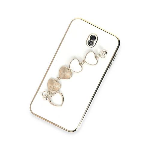 Galaxy J7 Pro / J730 K�l�f Esila Silikon - Beyaz