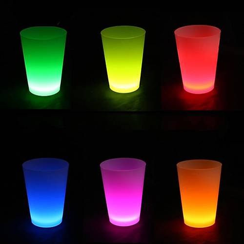 Neon Parti Glow Bardak 1.5 oz Kar���k Renk 1 Adet Tekli
