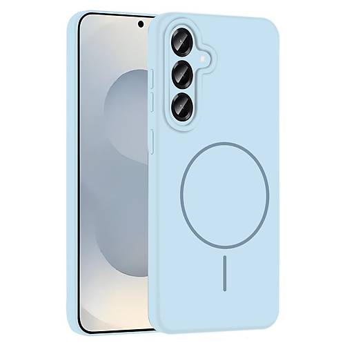 Galaxy S25 Plus K�l�f Jully Magsafe Kapak - Mavi