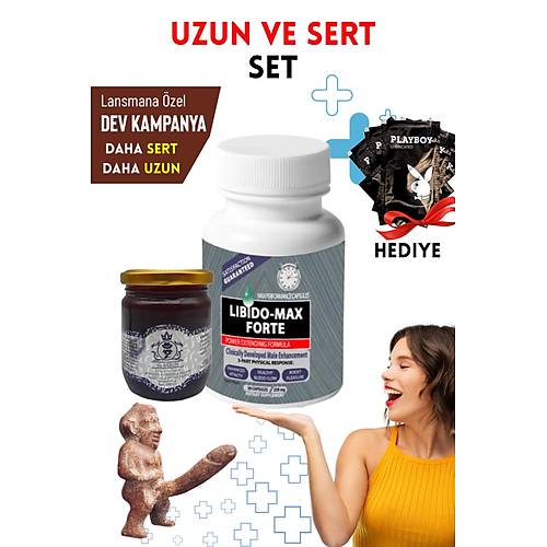 Libido Max Forte Erkeklere �zel B�lge Destekleyici Set Macun Ve Caps