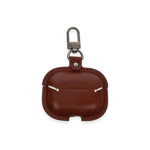 Airpods Pro 2 (2.nesil) �anta Deri K�l�f - Kahverengi