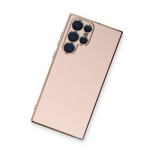 Galaxy S22 Ultra K�l�f Volet Silikon - Pembe