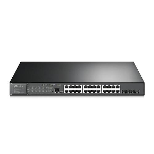 TP-LINK OMADA TL-SG3428XMP 24 PORT GIGABIT + 4X10GB SFP UPLINK Y�NET�LEB�L�R 384W POE RACKMOUNT SWITCH