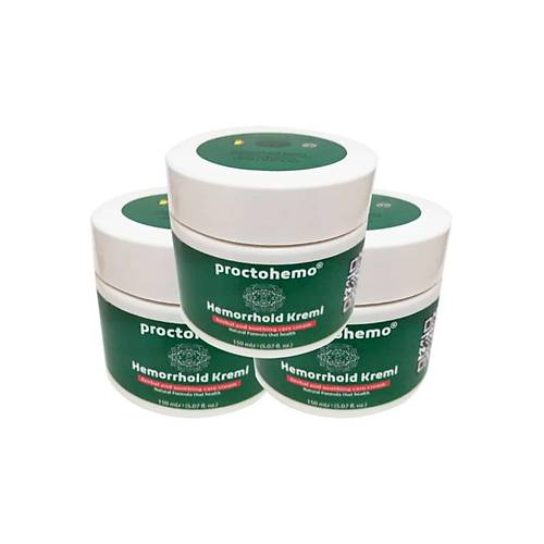 Proctohemo Rahatlat�c� Bak�m Kremi 3ADET 150 ml B�y�k Boy
