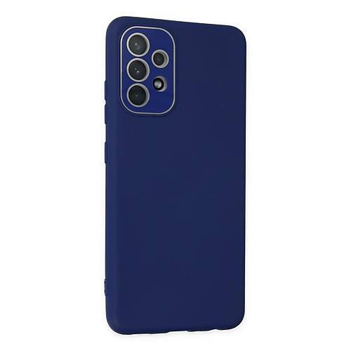 Galaxy A33 5G K�l�f Lansman Glass Kapak - Sky Blue