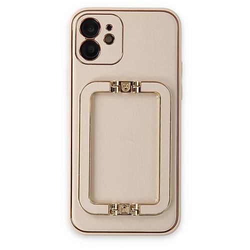 iPhone 12 K�l�f Coco Elit Kapak - Gold
