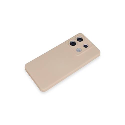 Redmi Note 13 Pro 5G K�l�f Nano i�i Kadife Silikon - Pudra