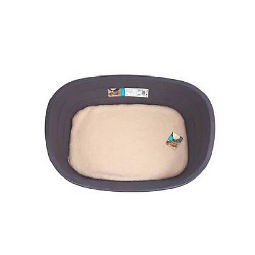 Java Plastik Minderli K�pek Yata�� Large 80x57x25 Cm