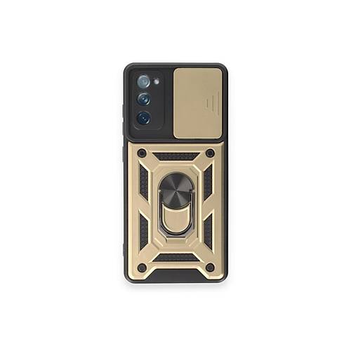 Galaxy S20 FE K�l�f Pars Lens Y�z�kl� Silikon - Gold