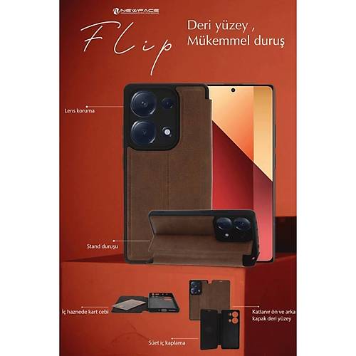Galaxy A26 K�l�f Flip Cover - Koyu Ye�il