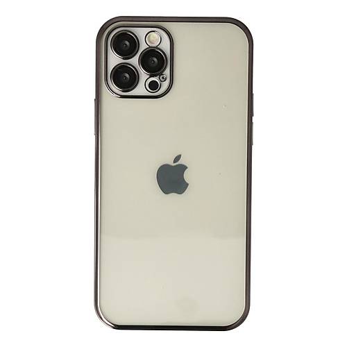 iPhone 12 Pro K�l�f Razer Lensli Silikon - Siyah