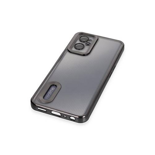 Realme 9i 4G K�l�f Slot Silikon - Siyah