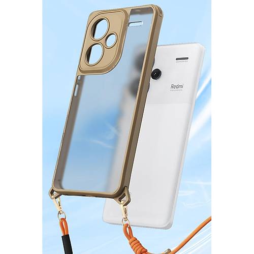 Redmi Note 13 Pro Plus K�l�f Penta Silikon K�l�f - ��l Titanyum