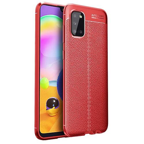 Galaxy A31 K�l�f Auto Focus Kapak - K�rm�z�