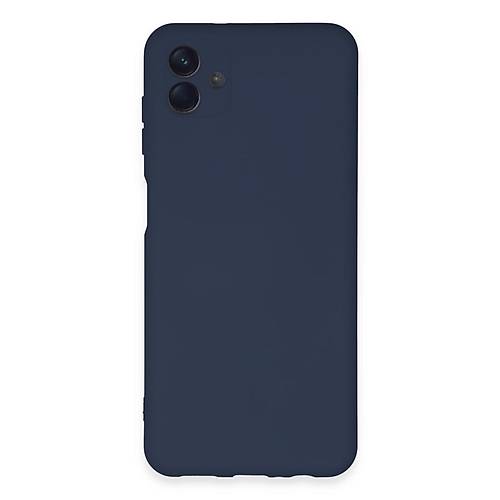 Galaxy A04E K�l�f Nano i�i Kadife Silikon - Lacivert