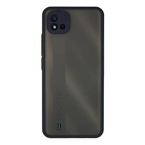 Realme C11 2021 K�l�f Montreal Silikon Kapak - Lacivert