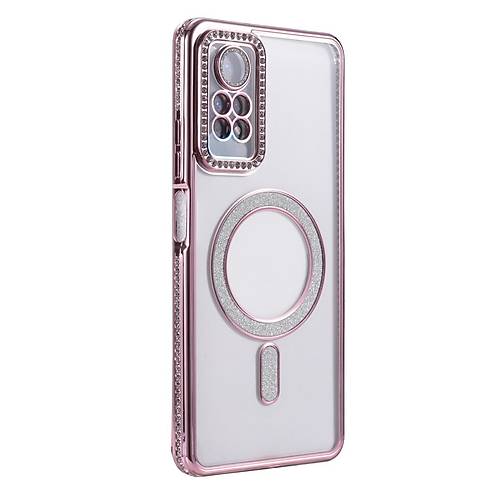 Redmi Note 12 Pro 4G Joke Simli Magneticsafe K�l�f - Pembe