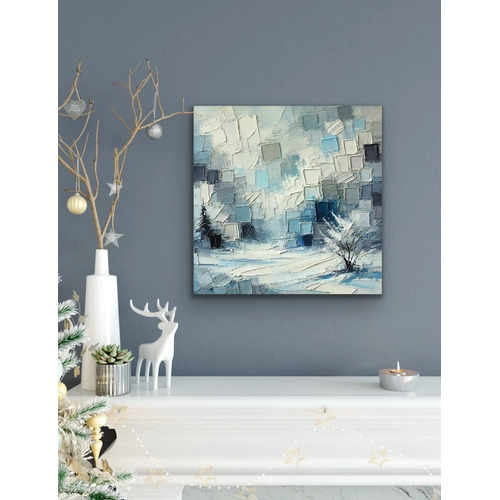 K�� Mevsimi Kanvas Tablo 60x60cm