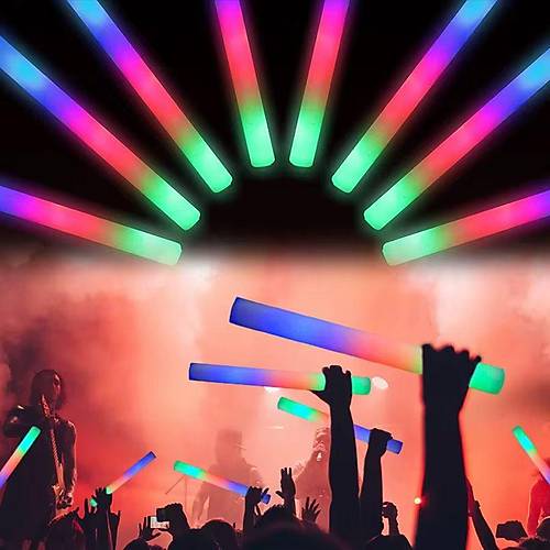 Led I��kl� ( 6 Adet ) 3 Modlu Kau�uk I��kl� S�nger Parti �ubuk Sopa - 46 cm