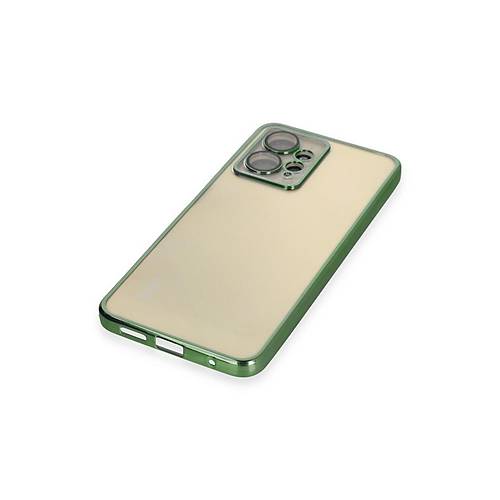 Redmi Note 12 4G K�l�f Razer Lensli Silikon - Ye�il