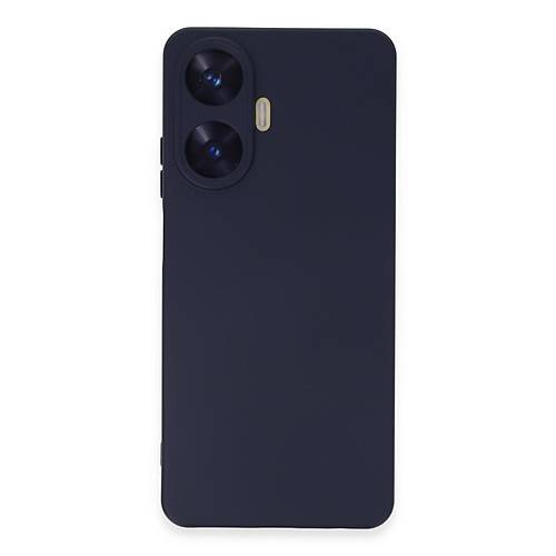 Realme C55 K�l�f Nano i�i Kadife Silikon - Mor