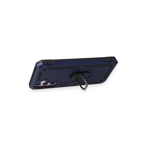Galaxy A14 4G K�l�f Sofya Y�z�kl� Silikon Kapak - Lacivert