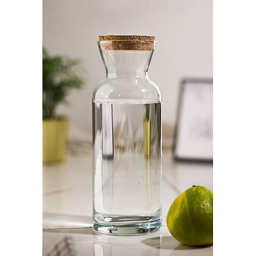 Mantar Kapakl� Karaf & S�rahi 1.5 Lt (Buzdolab� Kapak Raf�na S��ar)