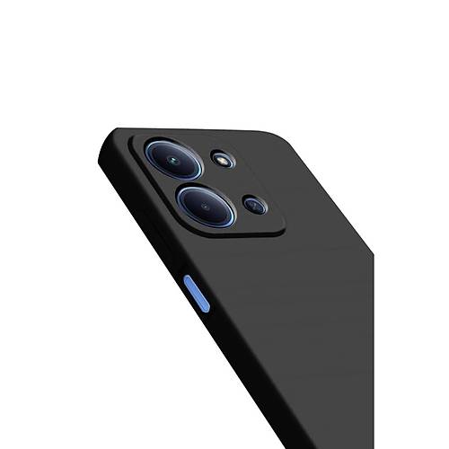Redmi 15C 4G Nano i�i Kadife Silikon - Siyah