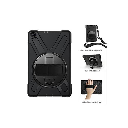 Galaxy T510 Tab A 10.1 K�l�f Amazing Tablet Kapak - Siyah