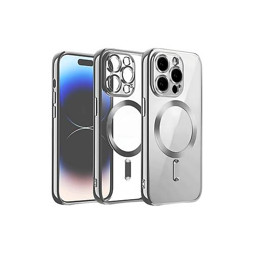 iPhone 12 Pro K�l�f Kross Magneticsafe Kapak - Titan Gri