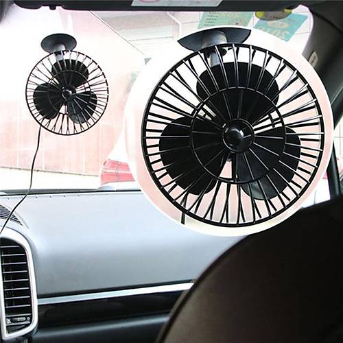 Vantuzlu Oto Vantilat�r Fan �akmakl�k Giri� 12v 5 in�