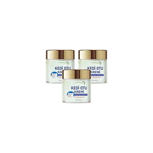 Kedi Otu Kremi Uzak Do�u Mucizesi Do�al Etkili Masaj Krem 50ml X 3 ADET