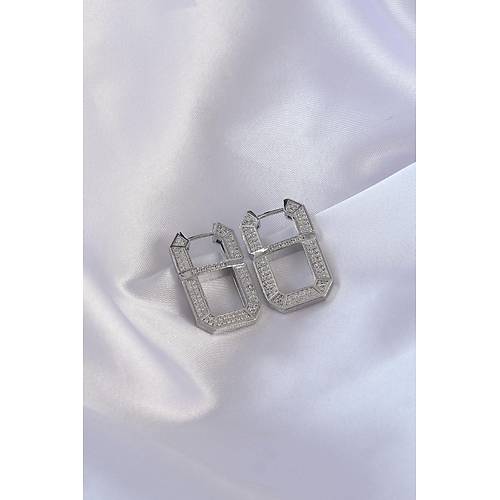 Vip Seri Pirin� G�m�� Renk Zirkon Ta�l� Serenay K�pesi