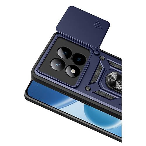 Redmi Note 15 Pro 4G Pars Lens Y�z�kl� Silikon - Lacivert