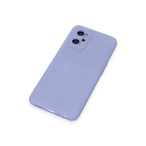 Realme 9i 4G K�l�f Nano i�i Kadife Silikon - Lila