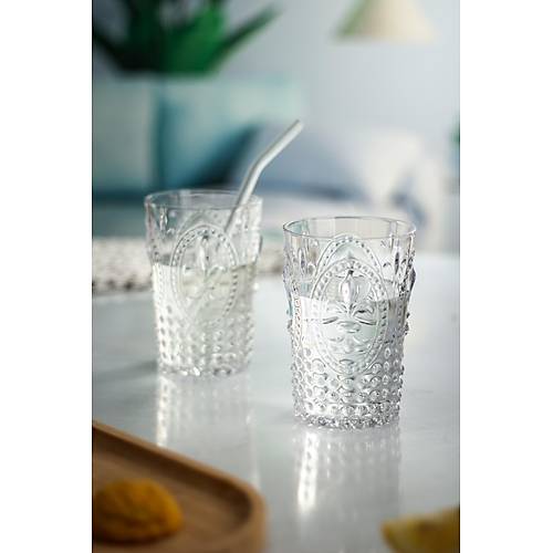 Akrilik �effaf S�rahi 2,3 lt Ve 6'l� & Su Me�rubat Kahve Yan� Barda�� 400 ml Seti ( Cam De�ildir )