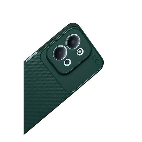 Redmi 15C 5G Auto Focus Karbon Kapak - Koyu Ye�il