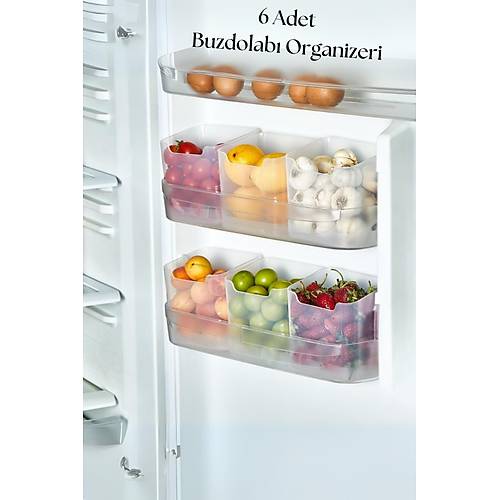 6�l� �effaf Buzdolab� D�zenleyici & Buzdolab� Organizeri 800 ml