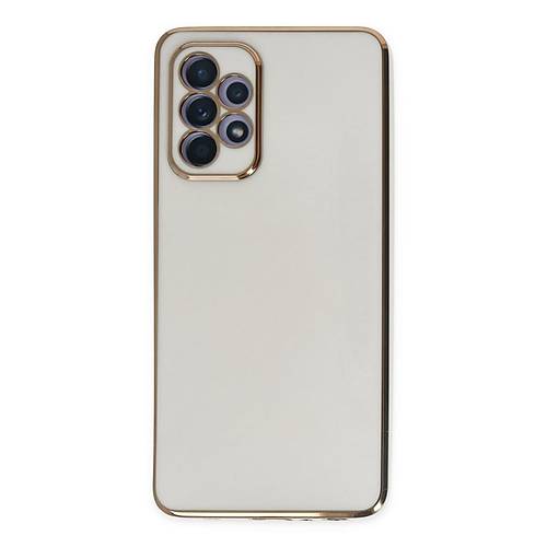 Galaxy A52 K�l�f Volet Silikon - Beyaz