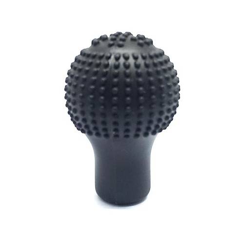 Silikon Vites Topuzu K�l�f� Masajl� Yuvarlak Siyah