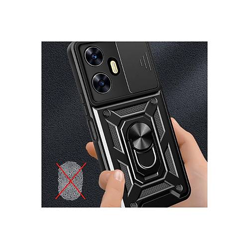 Realme C55 K�l�f Pars Lens Y�z�kl� Silikon - Ye�il